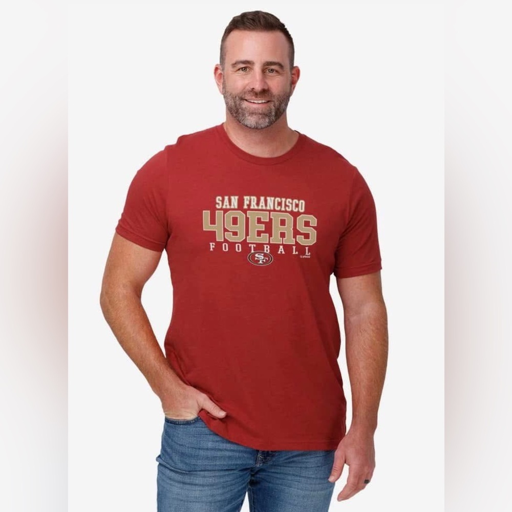 San Francisco 49ers Football Wordmark T-Shirt - NWOT